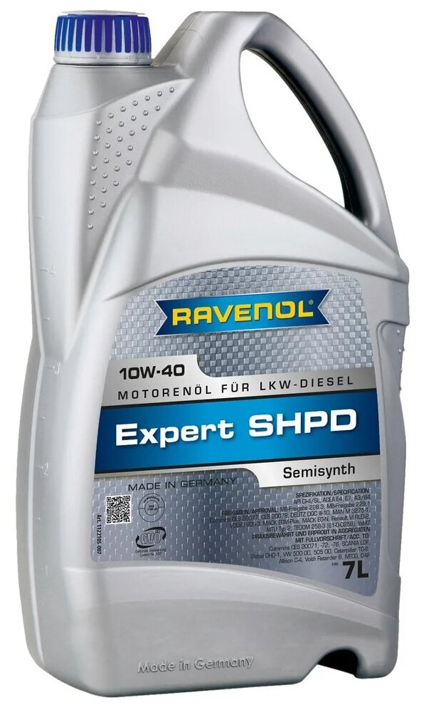 Синтетическое моторное масло RAVENOL Expert SHPD 10W-40