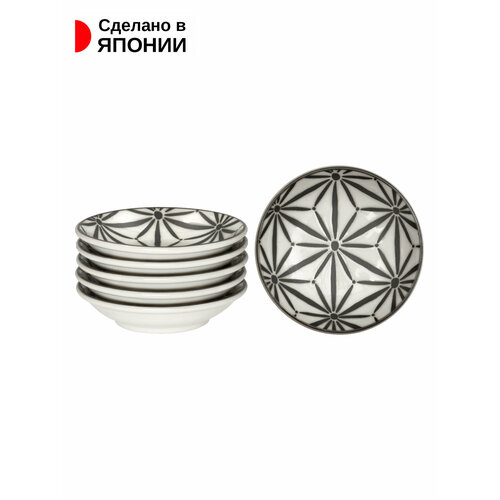 Набор посуды из фарфора Блюдце из фарфора 6 шт Д9х2 см 1649₽