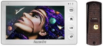 Комплектная дверная станция (домофон) Falcon Eye Kit-Cosmo коричневый