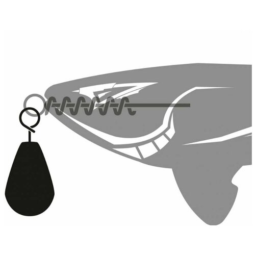 фото Грузило быстросъёмное x-baits sinkers red 10 гр (3 шт) / ловля щуки / на судака / трофейная рыбалка / отводной поводок / джиг