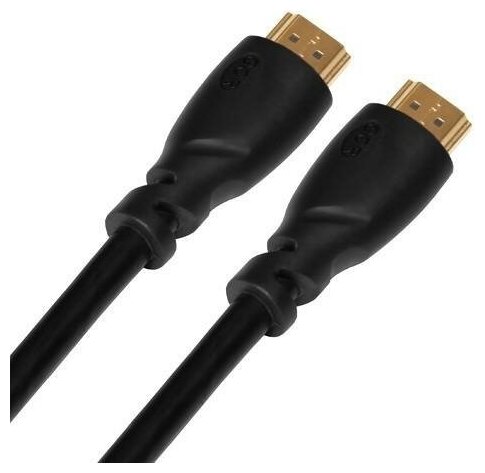 Кабель HDMI 1.5м Green Connection GCR-HM311-1.5m круглый черный