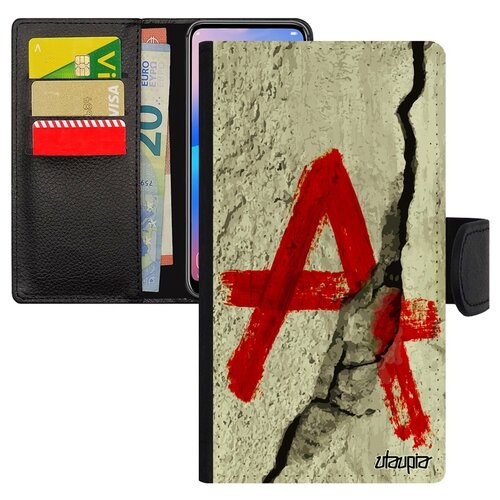 фото Чехол-книжка на мобильный iphone 6 6s plus, "анархия" беспредел хаос utaupia