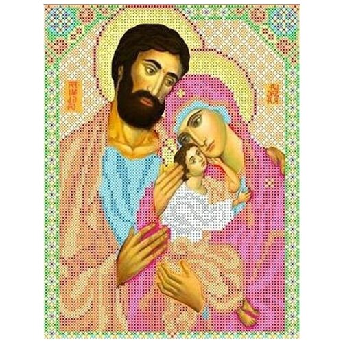 Рисунок на ткани Каролинка Святое Семейство, 19x25 см рисунок на ткани каролинка в рождество 19x25 см