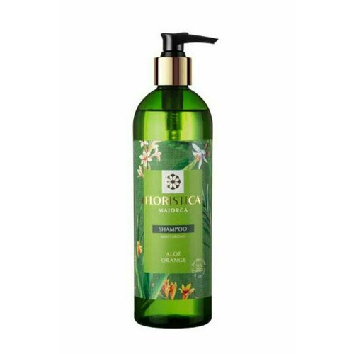 Шампунь для волос Floristica Majorca глубокое увлажнение для всех типов Алоэ апельсин, 345 мл, 2 шт