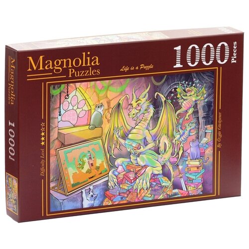 Пазл Magnolia 1000 деталей: Диссэктолог - любитель пазлов