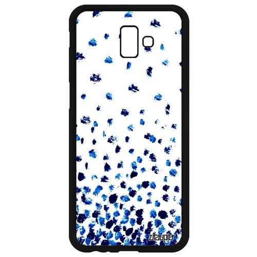 фото Чехол на телефон samsung galaxy j6 plus 2018, "снег" дождь кружочки utaupia