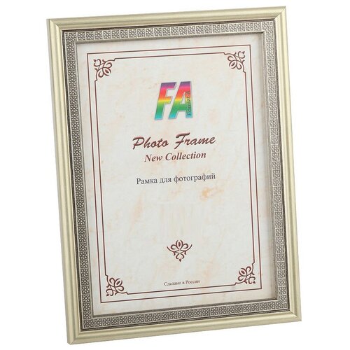 Типы/Предметы интерьера/Фоторамки FA Фоторамка FA пластик Касабланка белый 21х30 (12/252) Б0034886