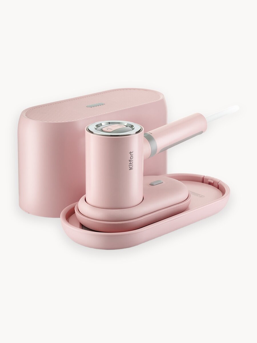 Ручной отпариватель «2 в 1» Kitfort КТ-977-1 персиковый