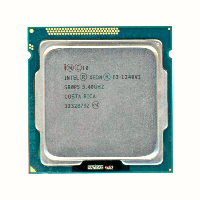 Процессор Intel Xeon E3-1240v2 (Core i7-З770) LGA1155, 4/8 до 3.8 ГГц, DDR3, OEM