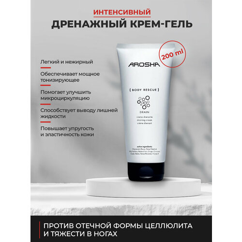AROSHA Интенсивный дренажный крем-гель 200 ml Arosha Body Rescue Drain 6200₽