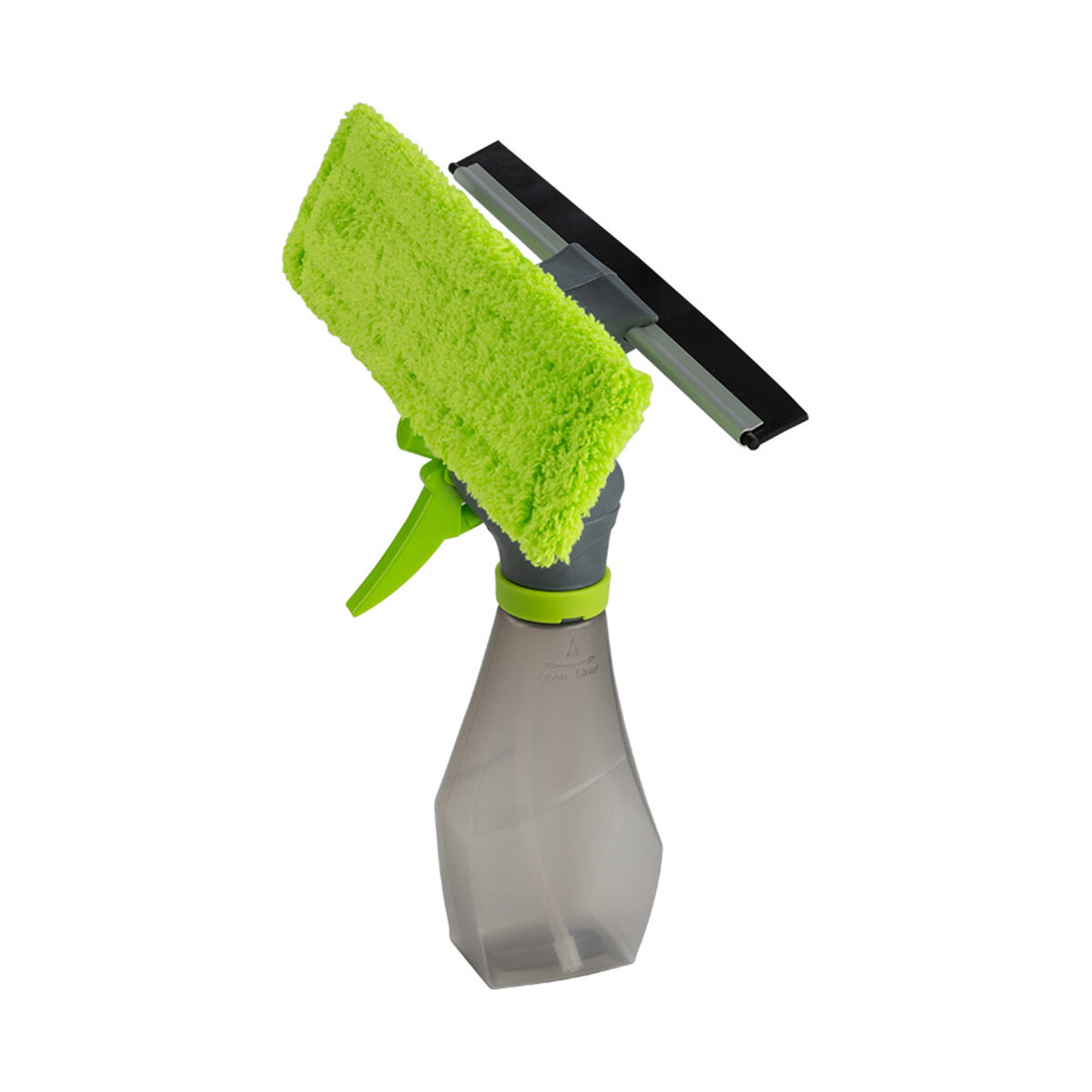 Щетка для мытья окон Рыжий кот с насадкой из микрофибры с распылителем 25 см