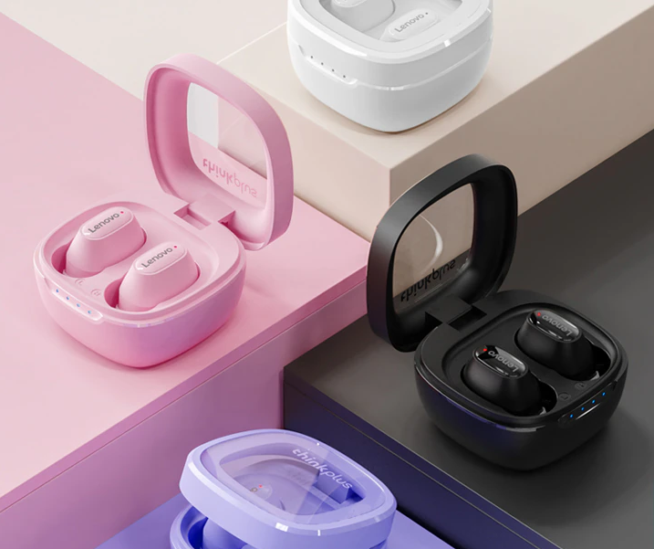 Беспроводные наушники Lenovo Live Pods XT62, фиолетовые — фото 4