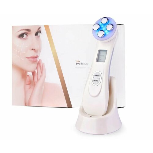 Evo Beauty Мезотерапия Rf лифтинг аппарат для лица от морщин 5 в 1 белый