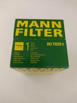 Масляный фильтр Mann-Filter HU7020Z — купить в интернет-магазине