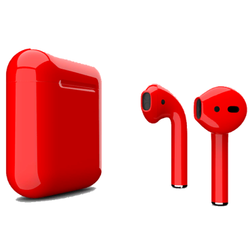 Наушники Apple AirPods 2 Red красный глянцевый 1726100₽