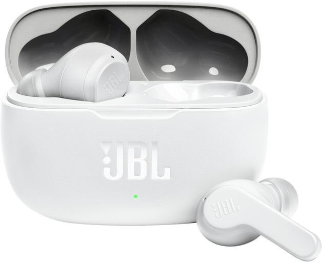 Гарнитура вкладыши JBL Wave 200TWS белый беспроводные bluetooth в ушной раковине JBLW200TWSWHTIN