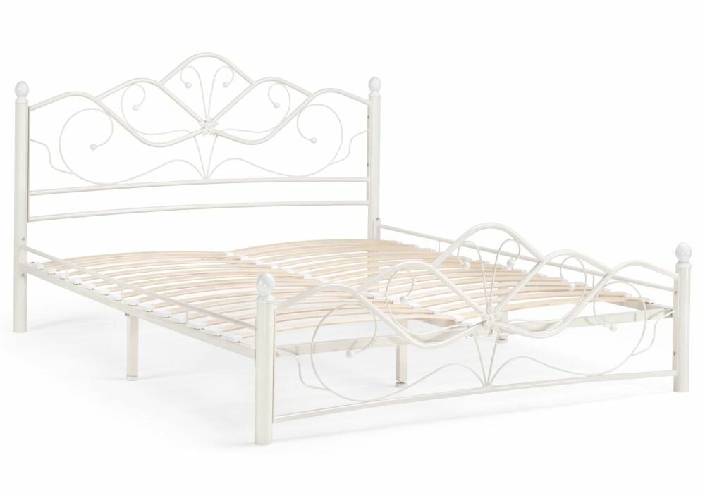 Двуспальная кровать Woodville Виктори 2 160х200 Белый