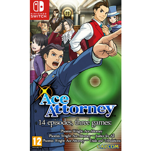 Phoenix Wright: Ace Attorney Trilogy (Switch) английский язык игра phoenix wright ace attorney trilogy для pc