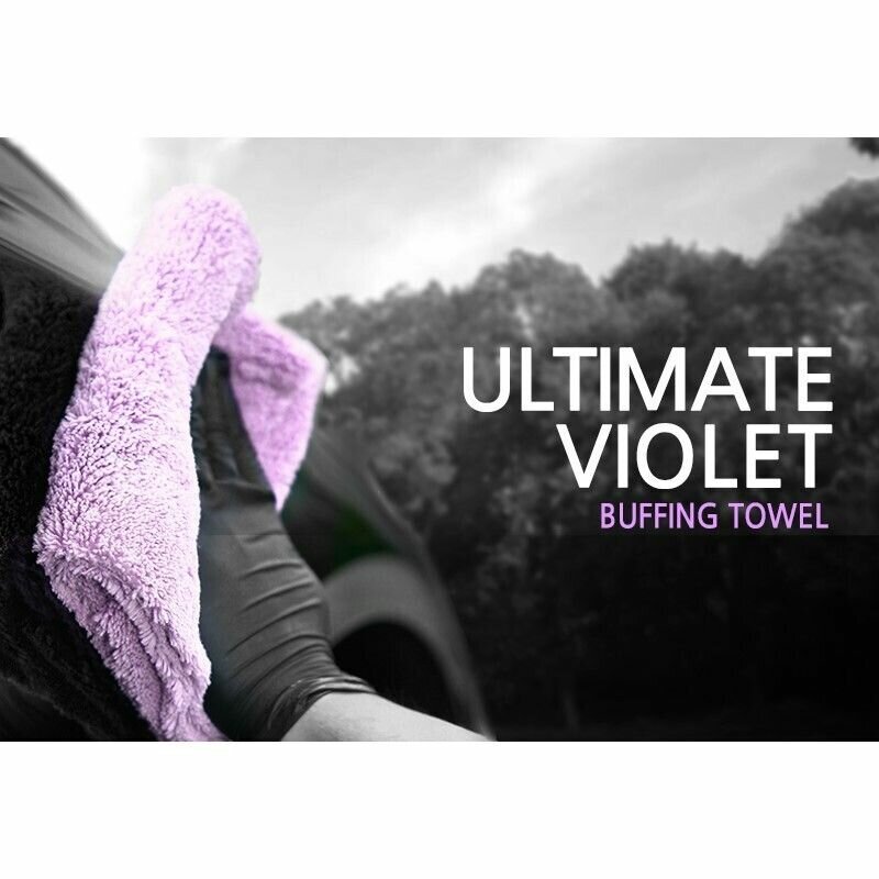 Микрофибра разноворсовая особо-мягкая универсальная (40х40см) PURESTAR ULTIMATE VIOLET BUFFING TOWEL — фото 6
