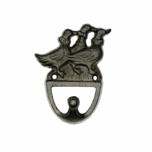 Крючок вешалка 1-но рожковый Утки EDCJ098D чугун 47058 496₽