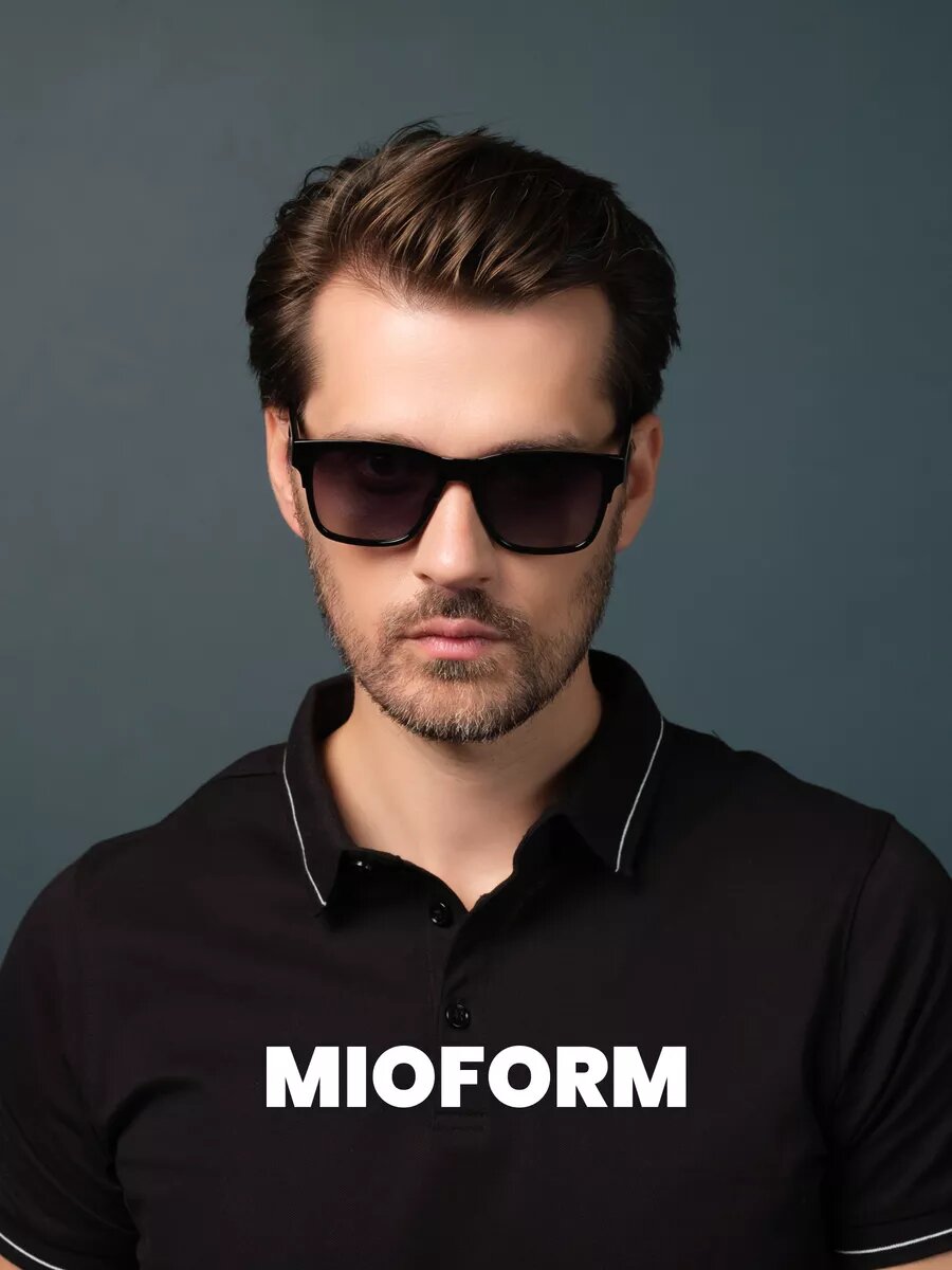 Солнцезащитные очки MIOFORM, черный — фото 1