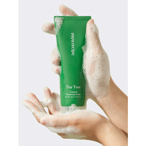 Противовоспалительная пенка для умывания с экстрактом чайного дерева Papa Recipe Tea Tree Control Cleansing Foam