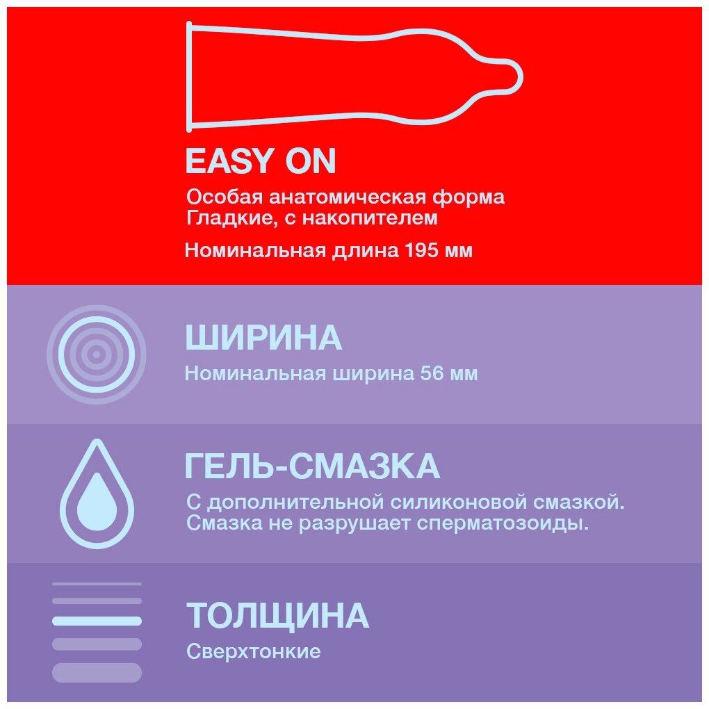Презервативы Durex "Elite", гладкие, ультратонкие, силиконовая смазка, 18 штук — фото 1