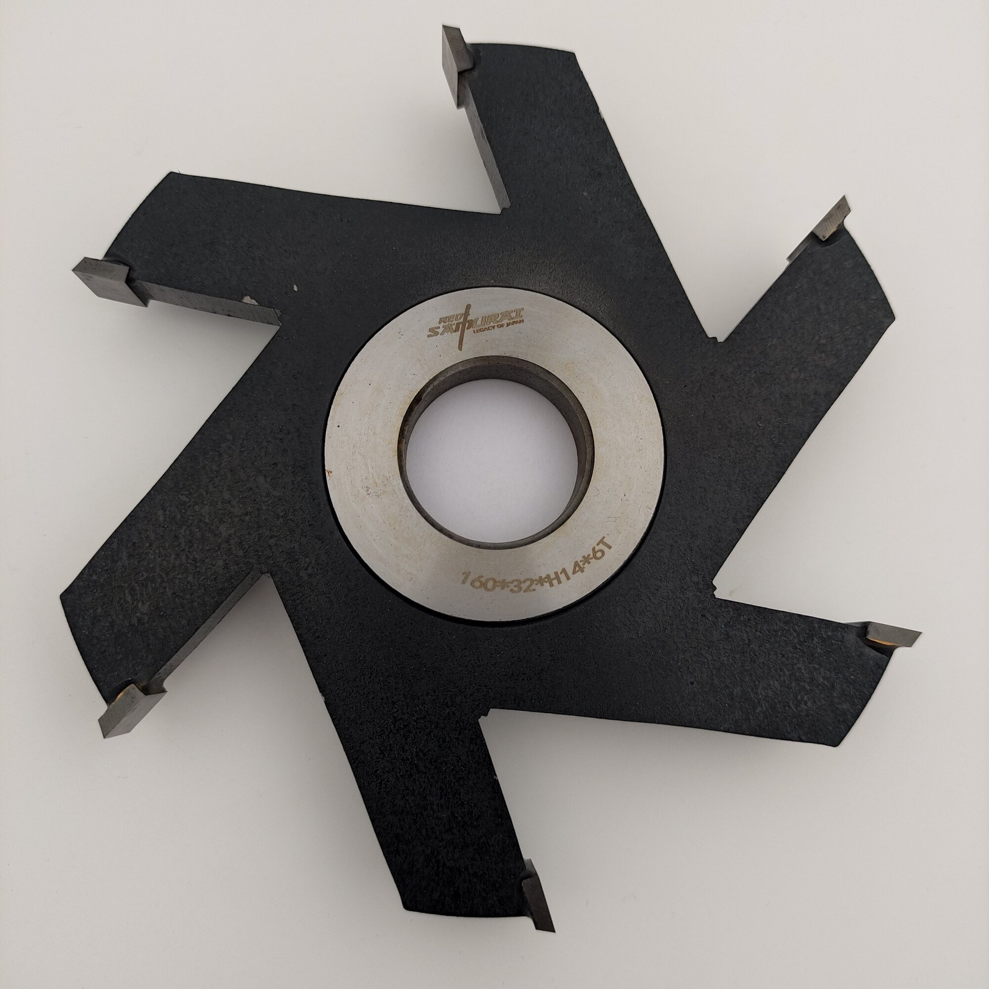 Фреза пазовая по дереву 160x32x14 RED SAMURAI