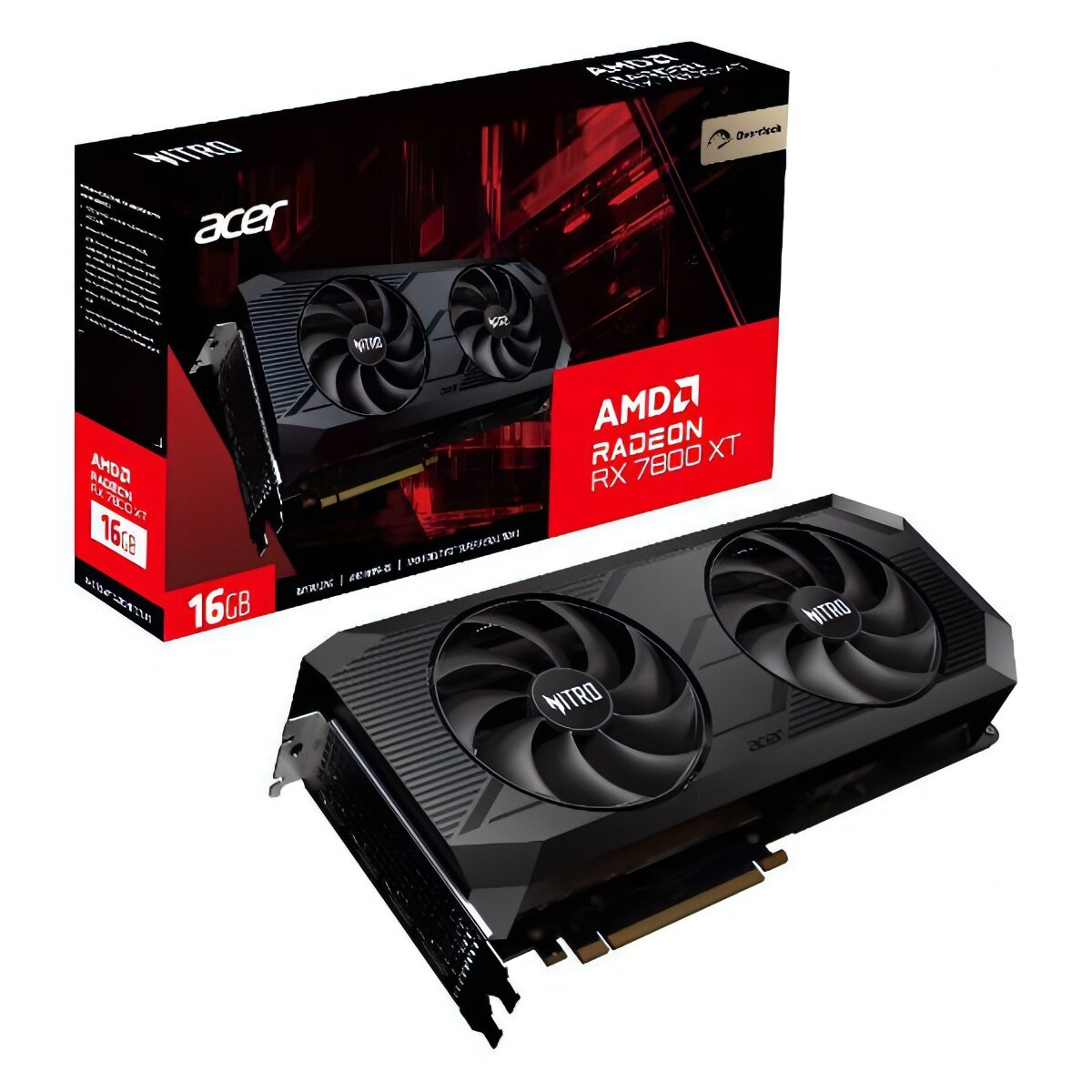 Видеокарта Acer Nitro Radeon RX7800XT OC2 16GB DP. Z37WW. P01