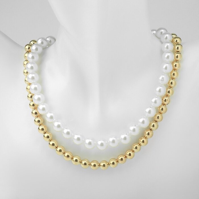 Колье Queen Fair белый