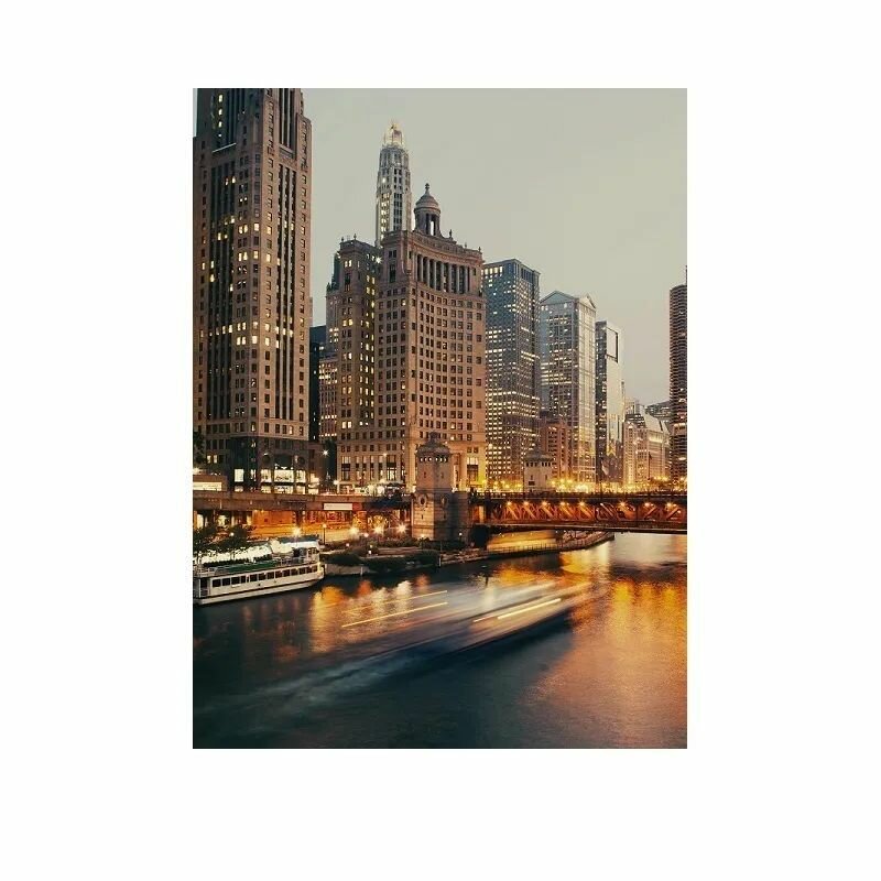 Электрообогреватель бытовой настенный Дыхание тепла (рис. Мегаполис) 19с424 разноцветный