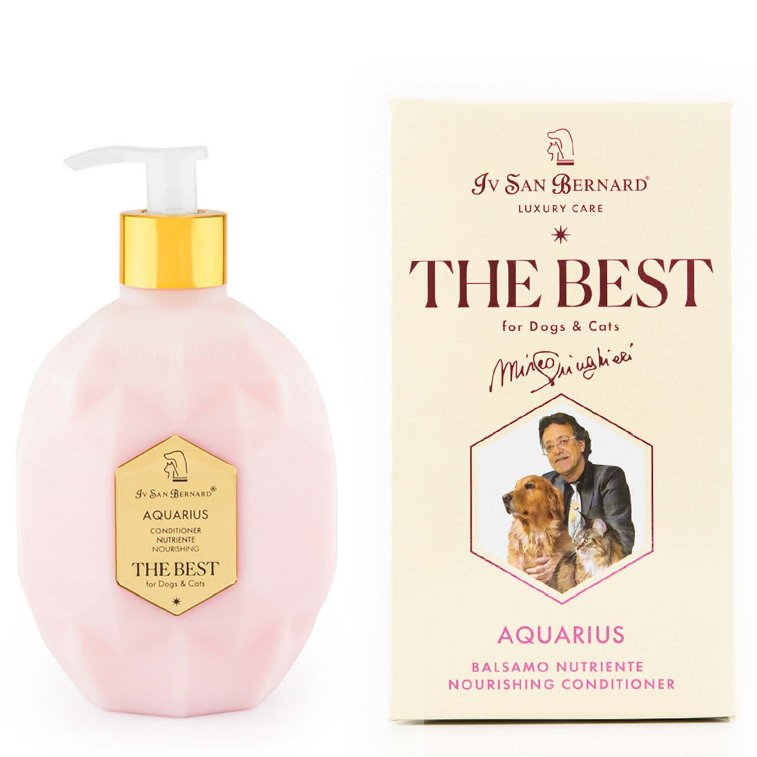 Кондиционер для восстановления шерсти Iv San Bernard The Best line Aquarius с экстрактом виноградной лозы  объём  500 мл