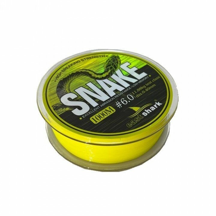 Леска EastShark SNAKE 0.37 мм (10.35 кг), 1000 м