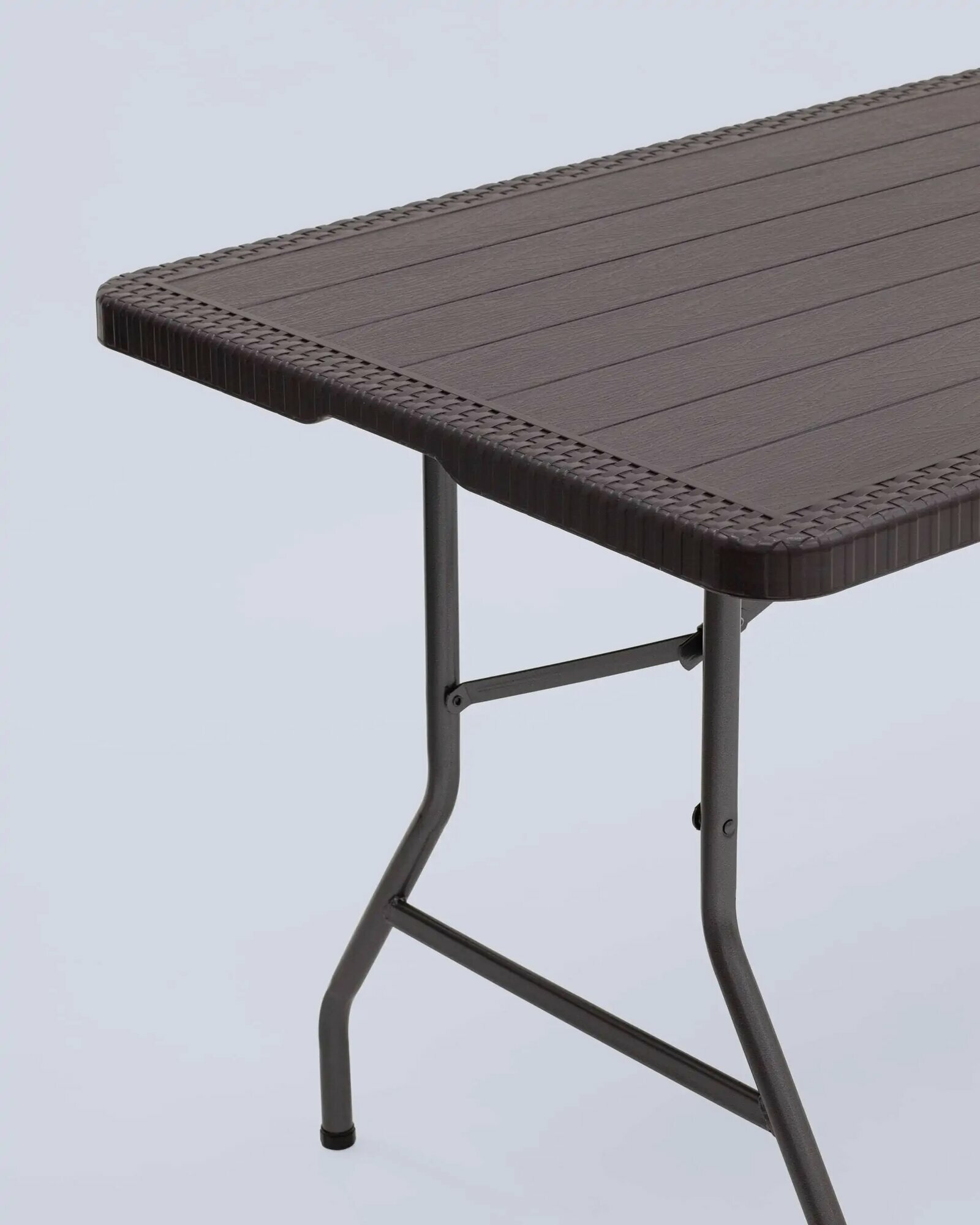 Изображение Стол складной чемодан пластиковый STOOL GROUP Кейт 180 MZ182 Коричневый