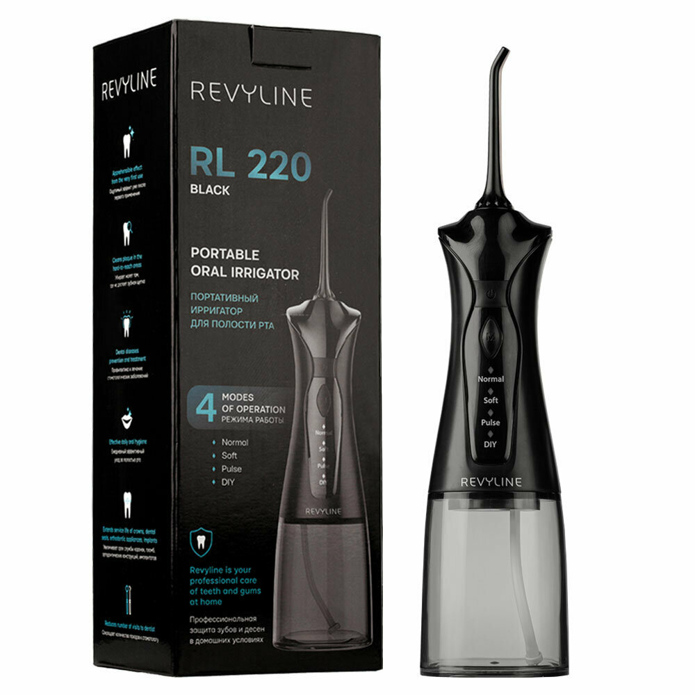 Картинки Ирригатор для зубов Revyline RL 220, Black