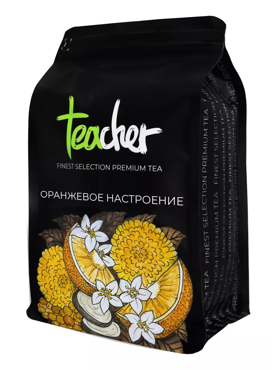 Чай TEACHER Оранжевое настроение, 500 г пачка
