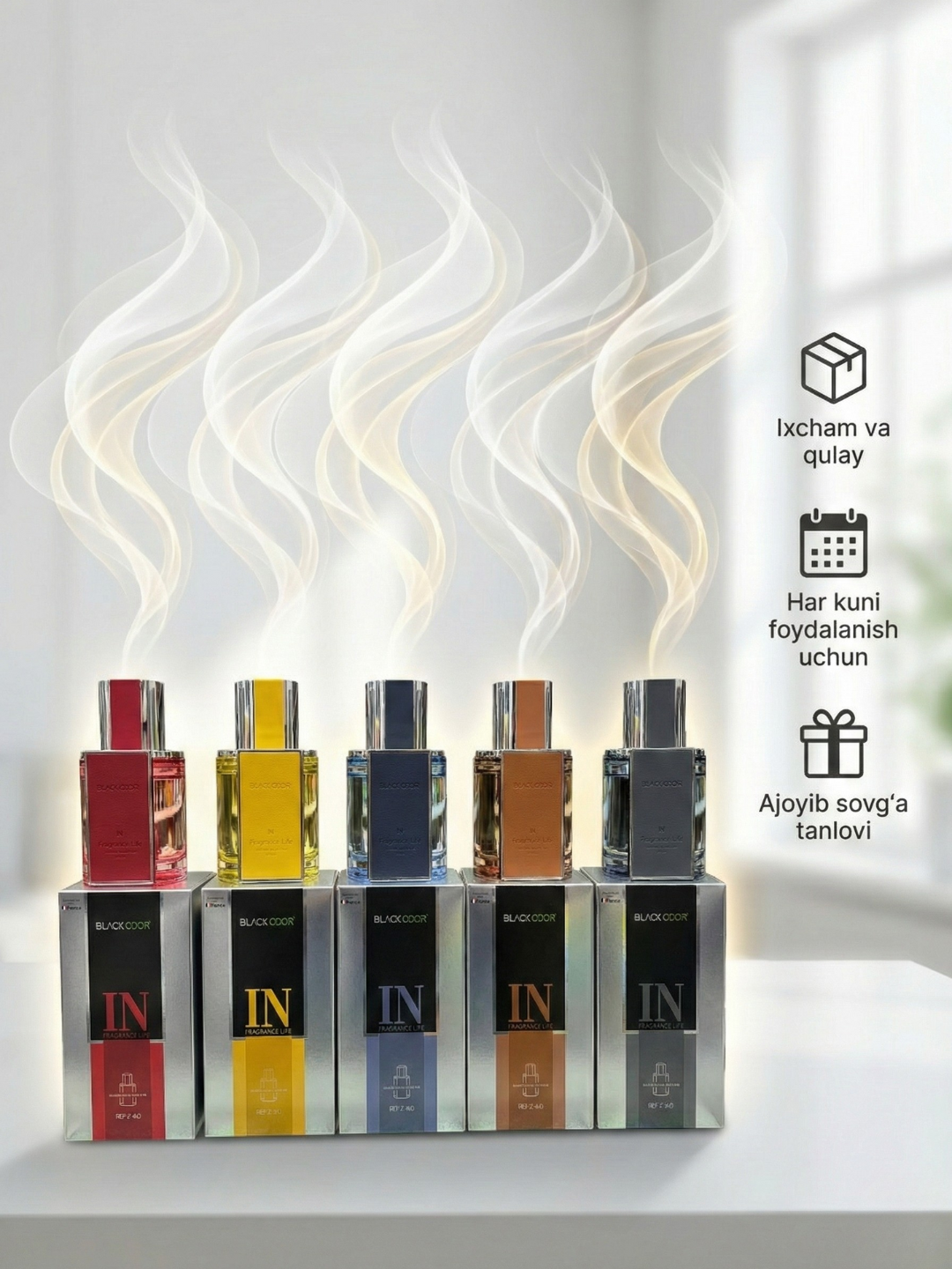 Ароматизатор Black Odor, Для автомобиля, офиса и дома, освежитель — фото 1