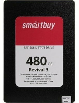 Smart buy Smartbuy SSD 480Gb Revival 3 SB480GB-RVVL3-25SAT3 {SATA3.0, 7mm}