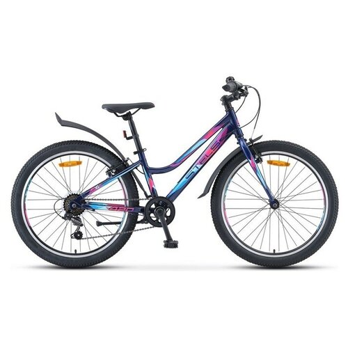 Подростковый горный MTB велосипед STELS Navigator 420 V 24 V030 2020 рама 12 Темно-синий 1812800₽