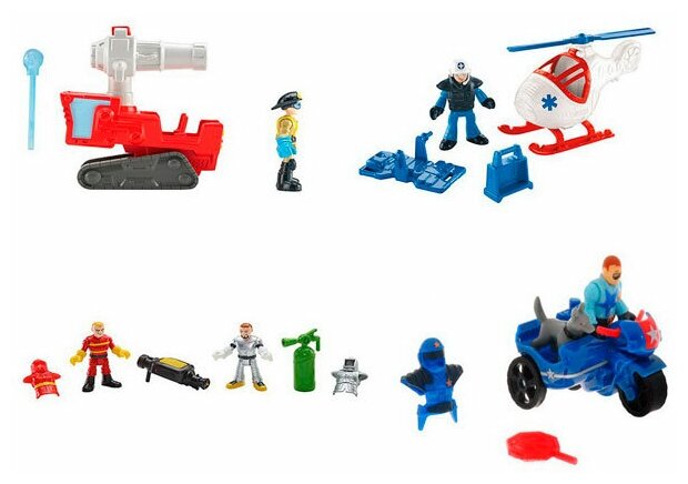 Базовый игровой набор Mattel Imaginext Городские спасатели, в асс. CJM55