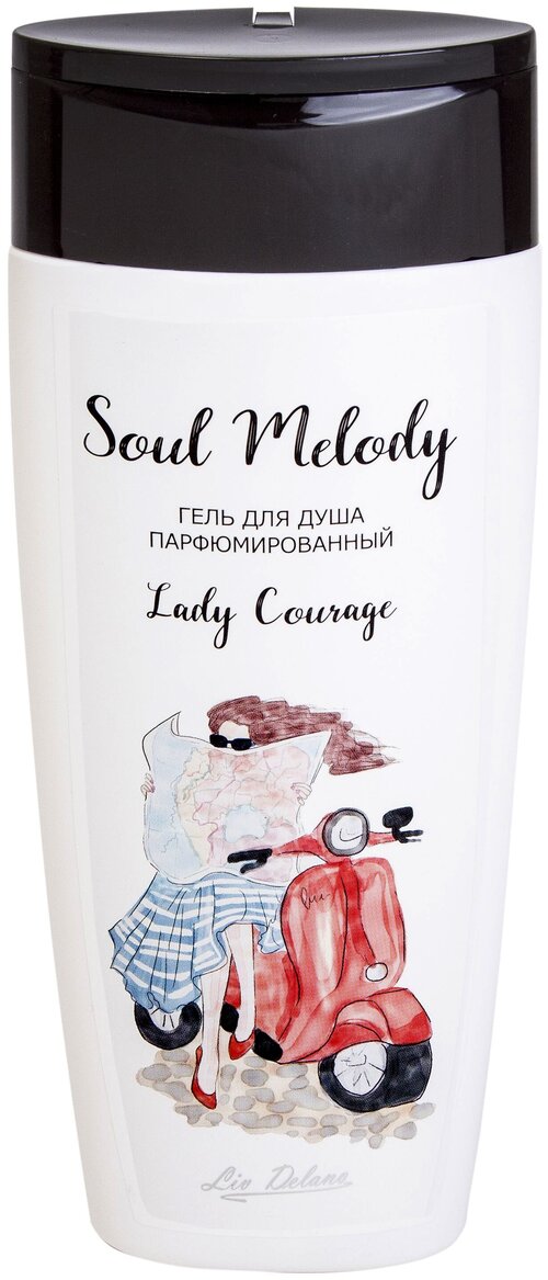 Гель для душа Liv Delano Soul melody Lady courage, 250 мл, 250 г