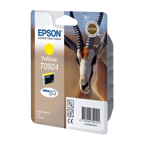 Картридж Epson C13T10844A10, 405 стр, желтый