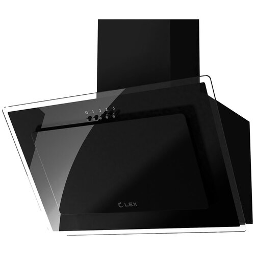Вытяжка Lex каминная Mika G 600 BL черный управление кнопочное 1 мотор 878400₽