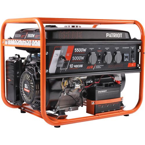 генератор бензиновый patriot srge 6500e 474103171 5 квт Генератор бензиновый PATRIOT GRS 6500E