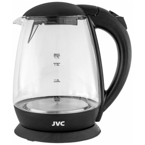 Чайник JVC JK-KE1508 черный стекло чайник электрический jvc jk ke1520 black