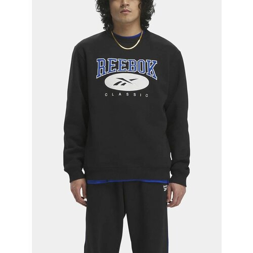 Свитшот Reebok Reebok ARCHIVE ESSENTIALS CREW, размер L, черный