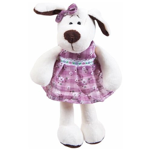 фото Мягкая игрушка собака в платье, 16см abtoys