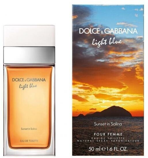 D&g woman Light Blue - Sunset In Salina Туалетная вода 25 мл.