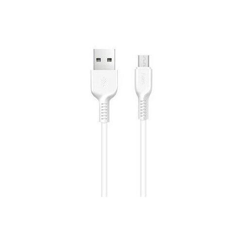 HOCO кабели HC-61175 X13 USB кабель Micro 1m 2A White кабель usb носо x13 easy для micro usb 2 4 a длина 1 0 м черный