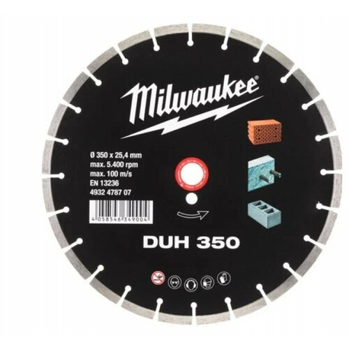 диск алмазный pro v tech multi purpose 350х25 4х10 мм champion c1621 Алмазный диск Milwaukee DUH 350